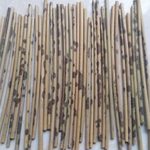 特细小口径斑竹黑湘妃扇柄功夫茶席配件烟杆制品原料扇子其他