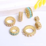 新款保色珍珠隔珠diy手工隔片散珠串珠水晶手链项链编绳饰品配件