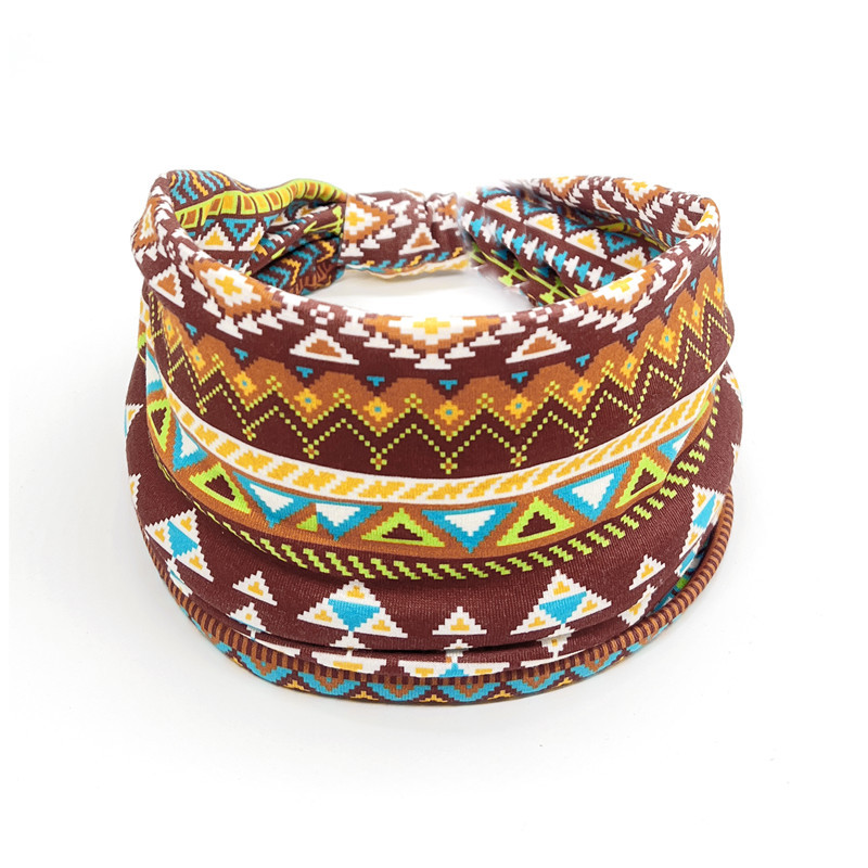 1 Piece Quantity Wedding Occasion Plaid Pattern Bohemian Plaid Cloth Hair Band