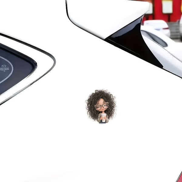 curly coffee sticker