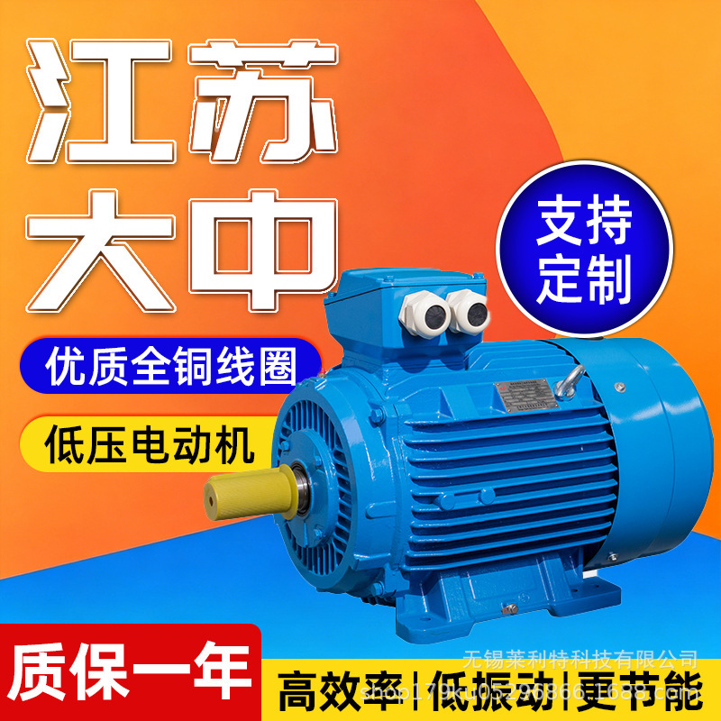 Jiangsu Dazhong Motor Ye4 Series Low-Voltage Three-Phase Asynchronous Motor 11Kw22Kw Direct Supply from the Manufacturer