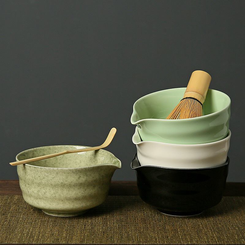 Japanese matcha bowl matcha Song Dynasty tea ordering tools ceramic tea bowl tea cup blender matcha brush Tea Cup suit