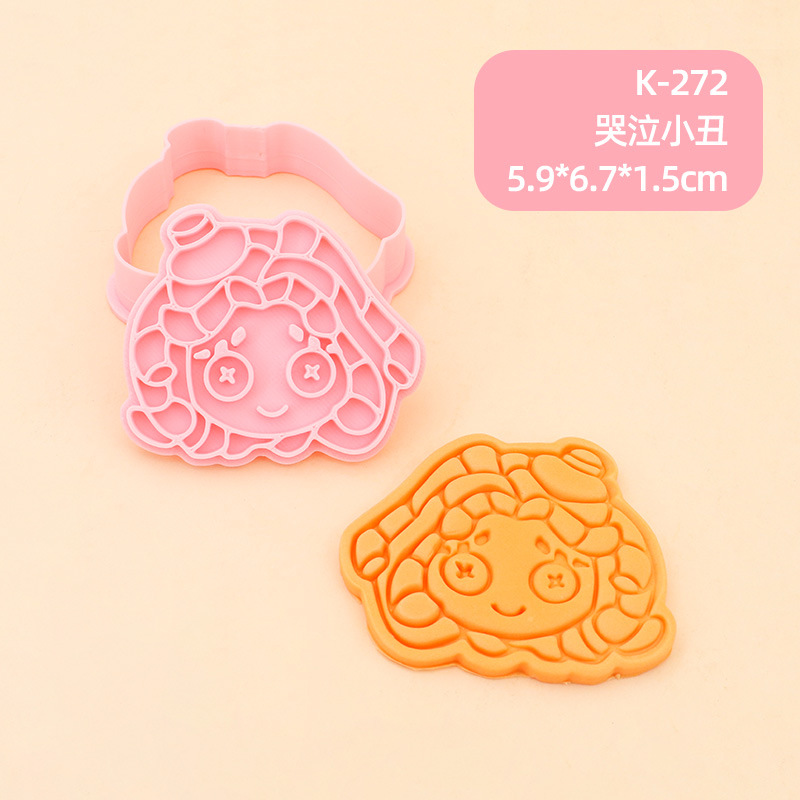 Juego de Moldes para Galletas 3D Personajes de Anime de Plástico para Repostería image 43