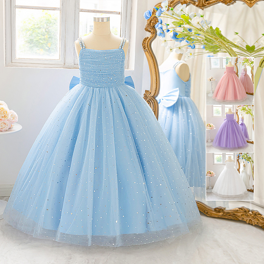 Vestido de cumpleaños de niños transfronterizos vestido de novia esquinilla vestido de piano vestido de noche de princesa