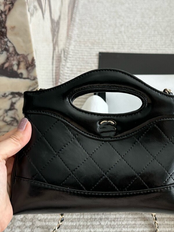 实物带logo 原单高版本香家羊皮31bag nano单肩女包菱格链条手提|undefined