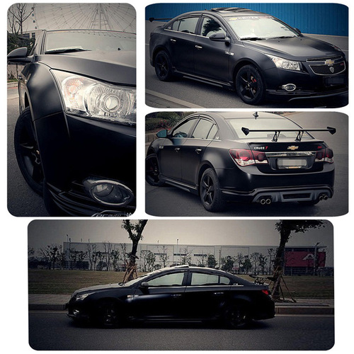 Car glossy surface color-changing film, matte color-changing sticker, body interior modification glossy black full vehicle wrap, roof film.