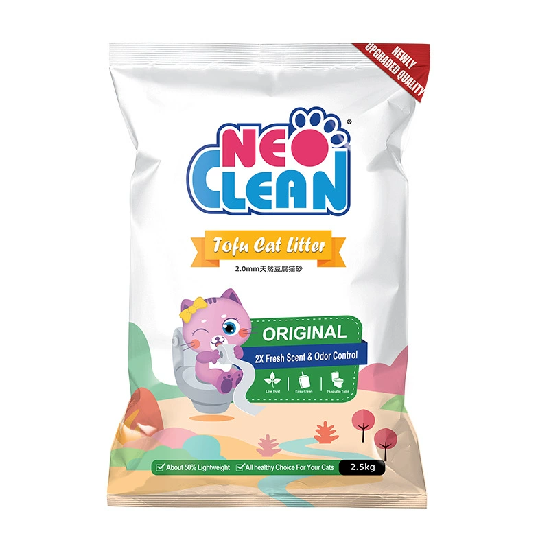 Прямые поставки с фабрики Neo новая версия Тяньцзинского оригинального соевого творога для кошачьего туалета 2,0 частицы/6 л/2,5 кг бесшовное поколение