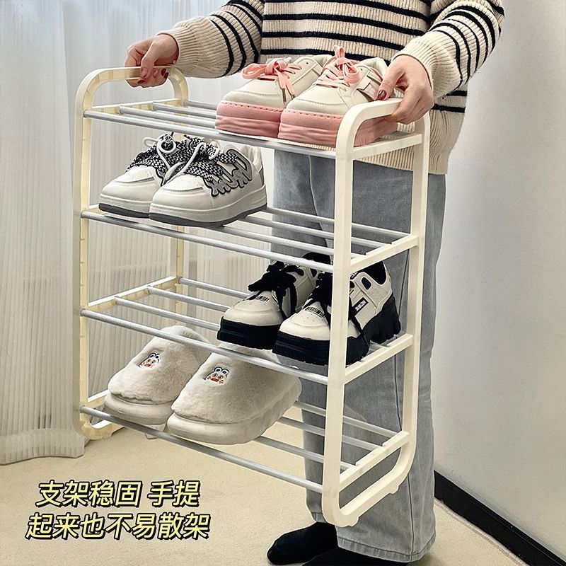 Zapatero simple puerta del hogar estante de almacenamiento de zapatos dormitorio habitación de alquiler estante de zapatos de varios pisos dormitorio dormitorio gabinete de zapatos
