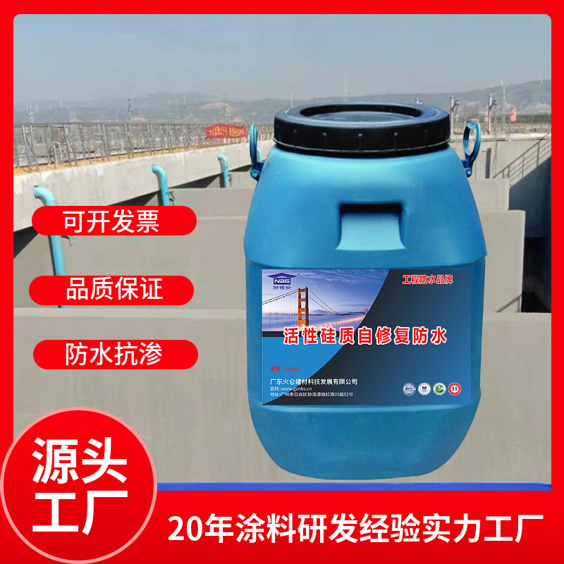 活性硅质自修复防水 VRA-II型防腐防水涂料耐腐蚀性耐耐耐酸耐碱