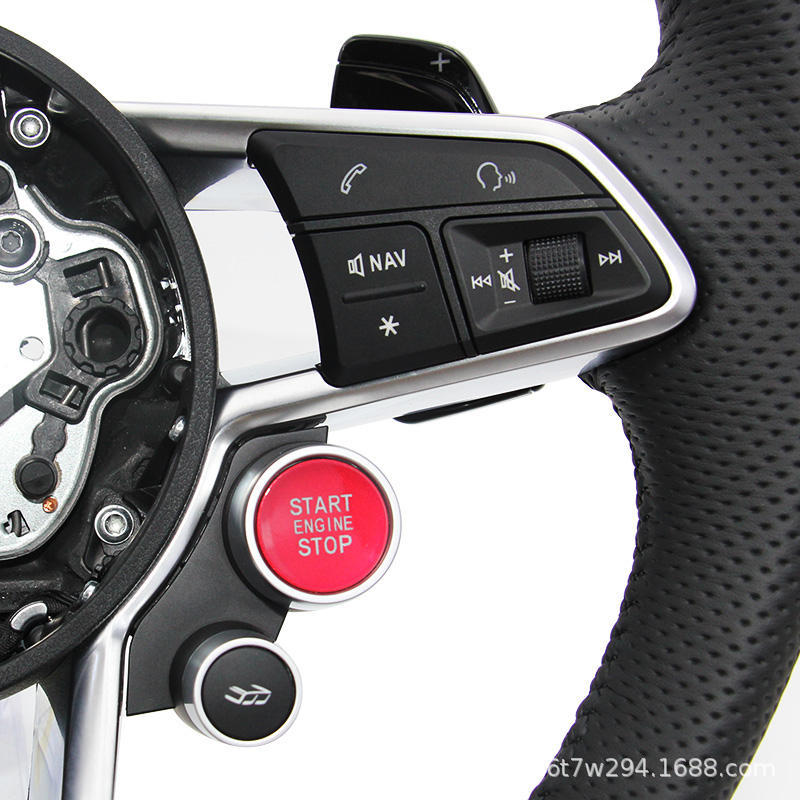 Factory Direct Sales Suitable for Audi R8 Model Steering Wheel, Compatible with A4L B9/A5/Carbon Fiber Modification Upgrade