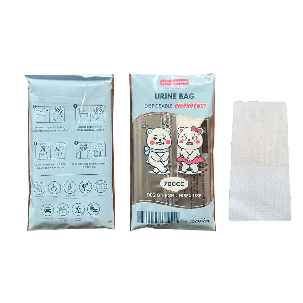 Bolsa de Orina de Emergencia para Automóvil de PE A Prueba de Fugas