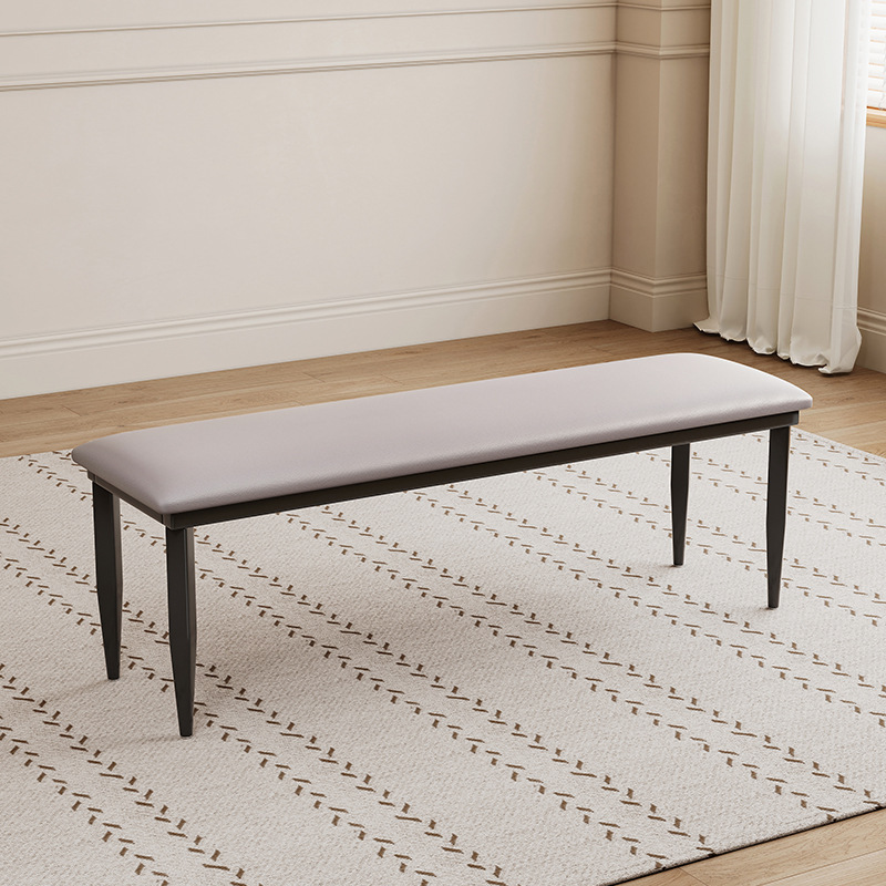Banco de madera maciza de lujo ligero, directo de fábrica, adecuado para pasillo, comedor, dormitorio, sala de estar, junto a la cama y como banco para cambiar zapatos.