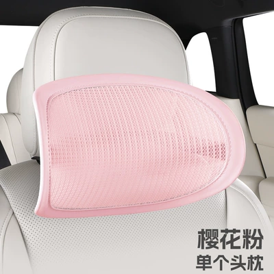 Support Comfortable Lumbar Support Car – Waist support - sakura-pink-1-headrest