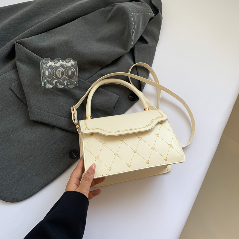 Línea de bordado de verano 2024 nueva moda de estilo de diamante casual estilo coreano simple bolso de mano pequeña bolsa de mujer