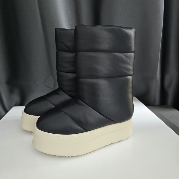 winter keep warm high boots for men and women platform