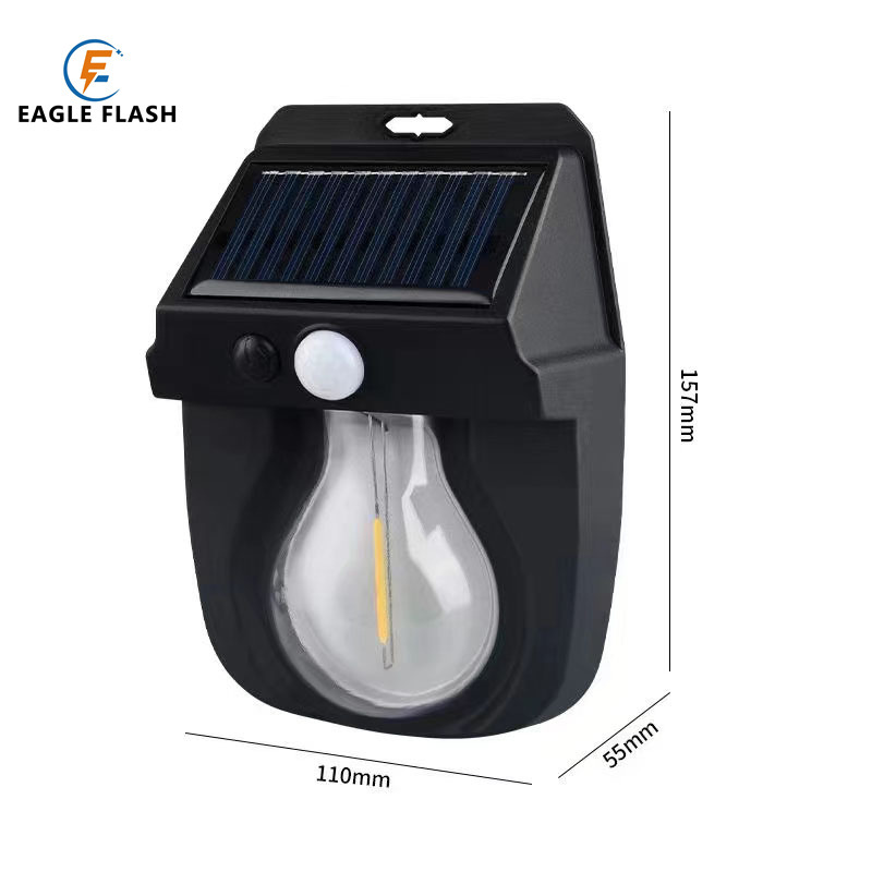 Lámpara de pared de tungsteno CL118 negro