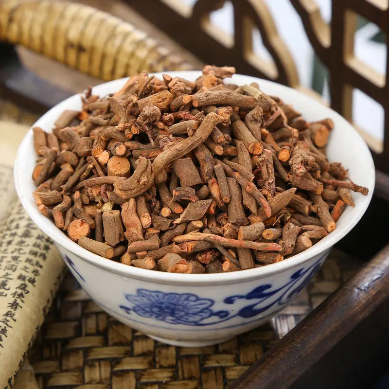 Dried Madder Root Qian Cao 茜草 Rubia cordifolia Traditional Chinese Herb 500g Bag preparation
