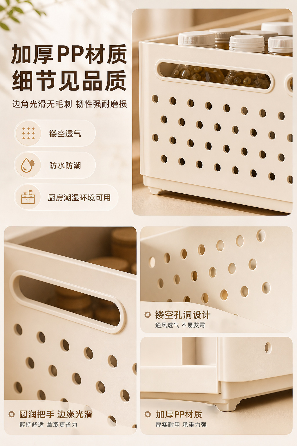 Collapsible storage basket kitchen, expandable, drawer organizer