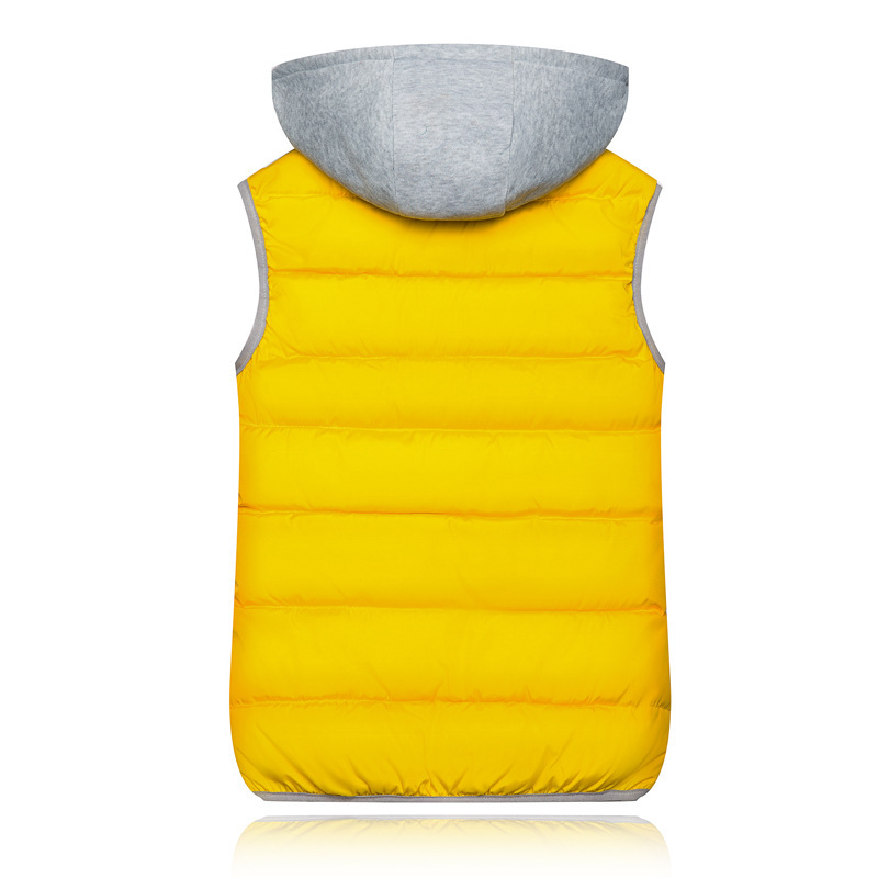 Gilet décontracté de couleur unie pour femmes_voghion.com