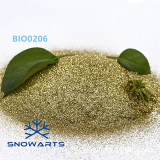 工厂定制植物纤维生物可降解金葱粉闪雪人造雪假雪圣诞装饰场景