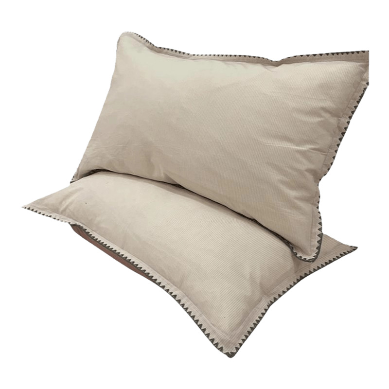 Cotton 2025 nuevo estilo funda de almohada funda de almohada par hogar 100 almohada de algodón núcleo de almohada interior funda individual