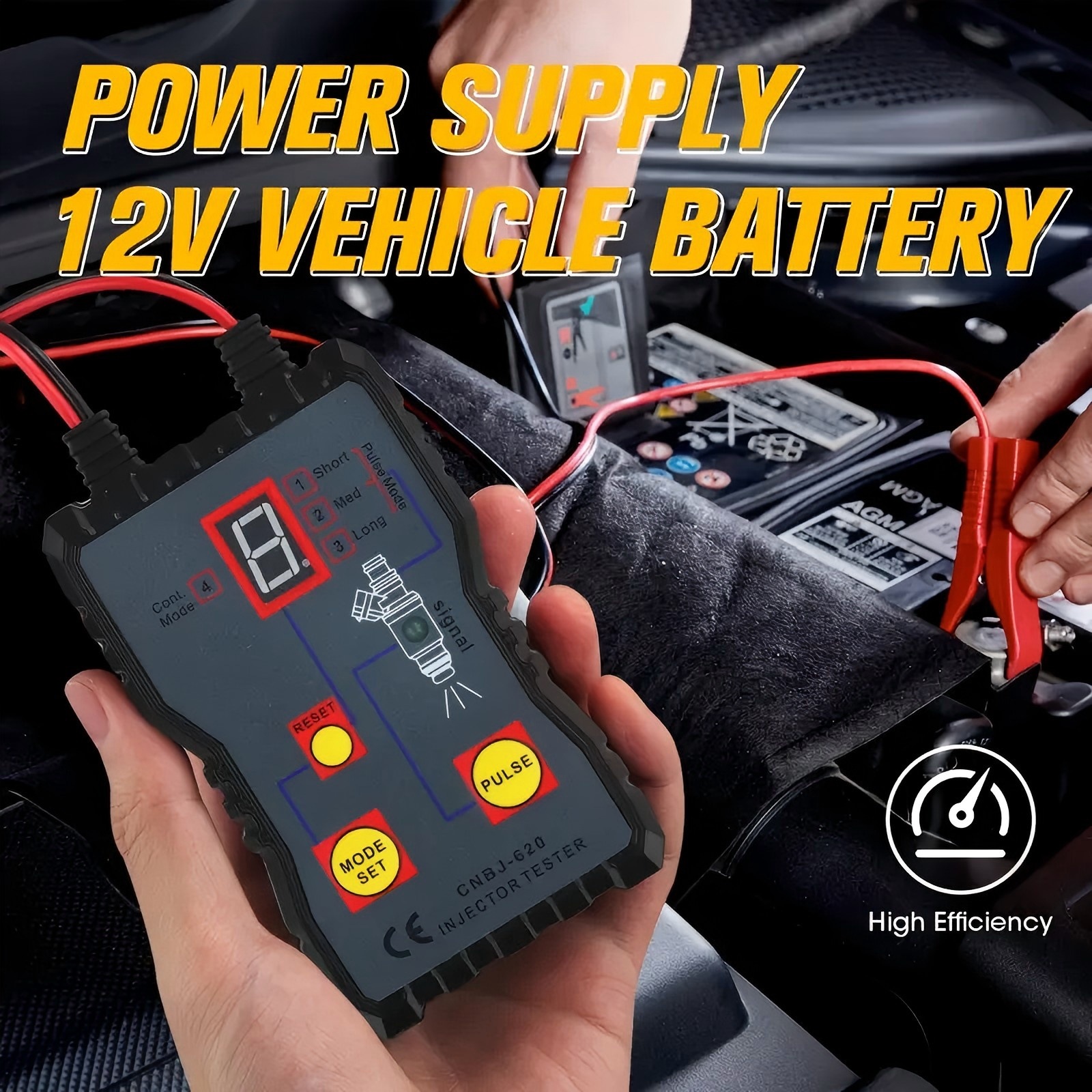 Car fuel injector tester, testing tool, cleaning tool, car repair tool, hot-selling in cross-border foreign trade
