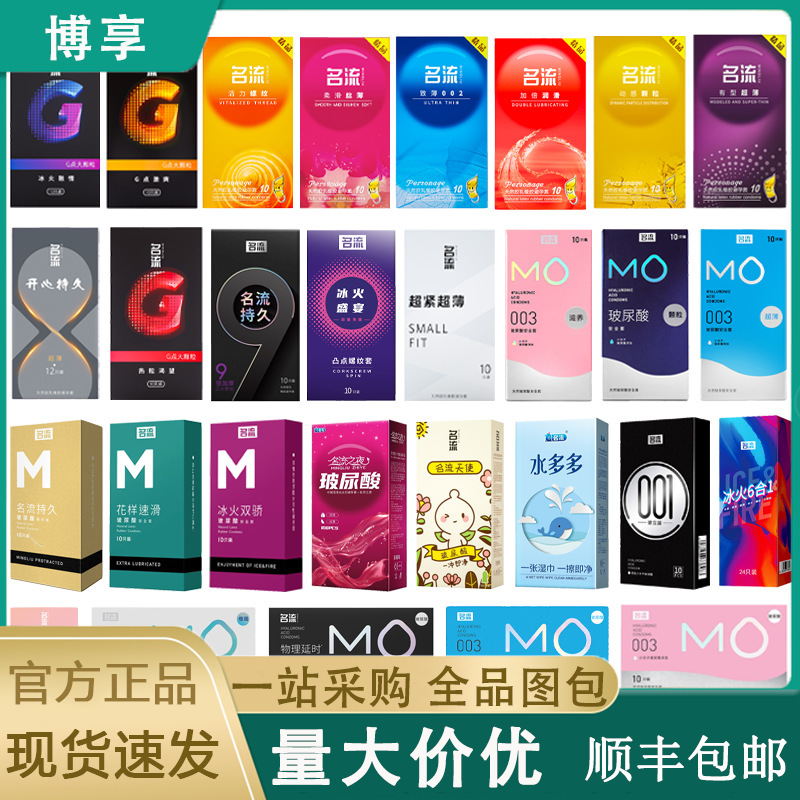Celebrity Condoms for Women, Ultra-Thin, Hyaluronic Acid, Large Particles, Small Size, Long-Lasting Lubrication, 002 Night Adult Byt