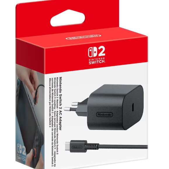 60W Suitable for Nintendo Switch Charger, Fast Charging Adapter for Ns, Switch2 Power Adapter