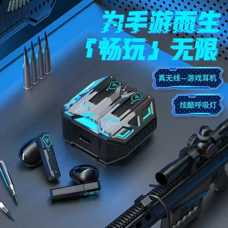 X39 ゲーミング ヘッドセット インイヤー TWS メカスタイル ネックレス付き 超長バッテリー寿命 高品質 クールな外観 ゼロ遅延|undefined