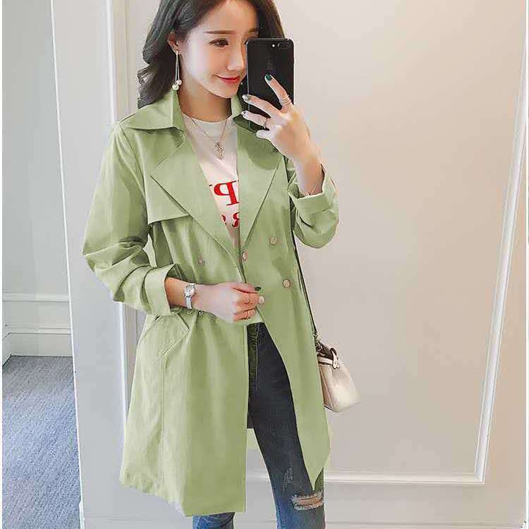 风衣女中长款小个子韩版2025新款收腰休闲气质外穿薄款外套女春秋|undefined