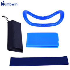 Massage Point Yoga Ring 4-Piece Set: Pilates Magic Circle, Latex Butt-Sculpting Band, and Back-Opening & Stretching Massage Fitness Kit