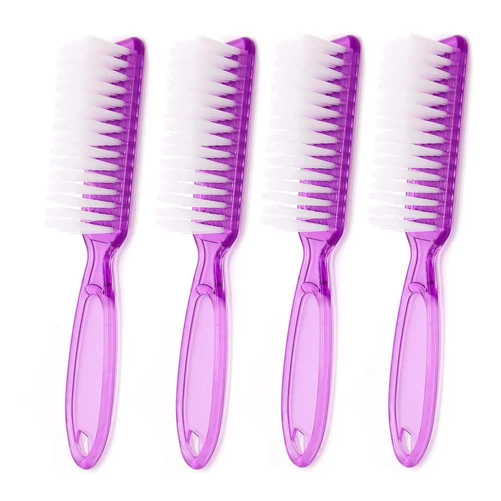 Fábrica directa herramientas de manicura cepillo de cristal cepillo de polvo cepillo de placa larga cepillo de manicura