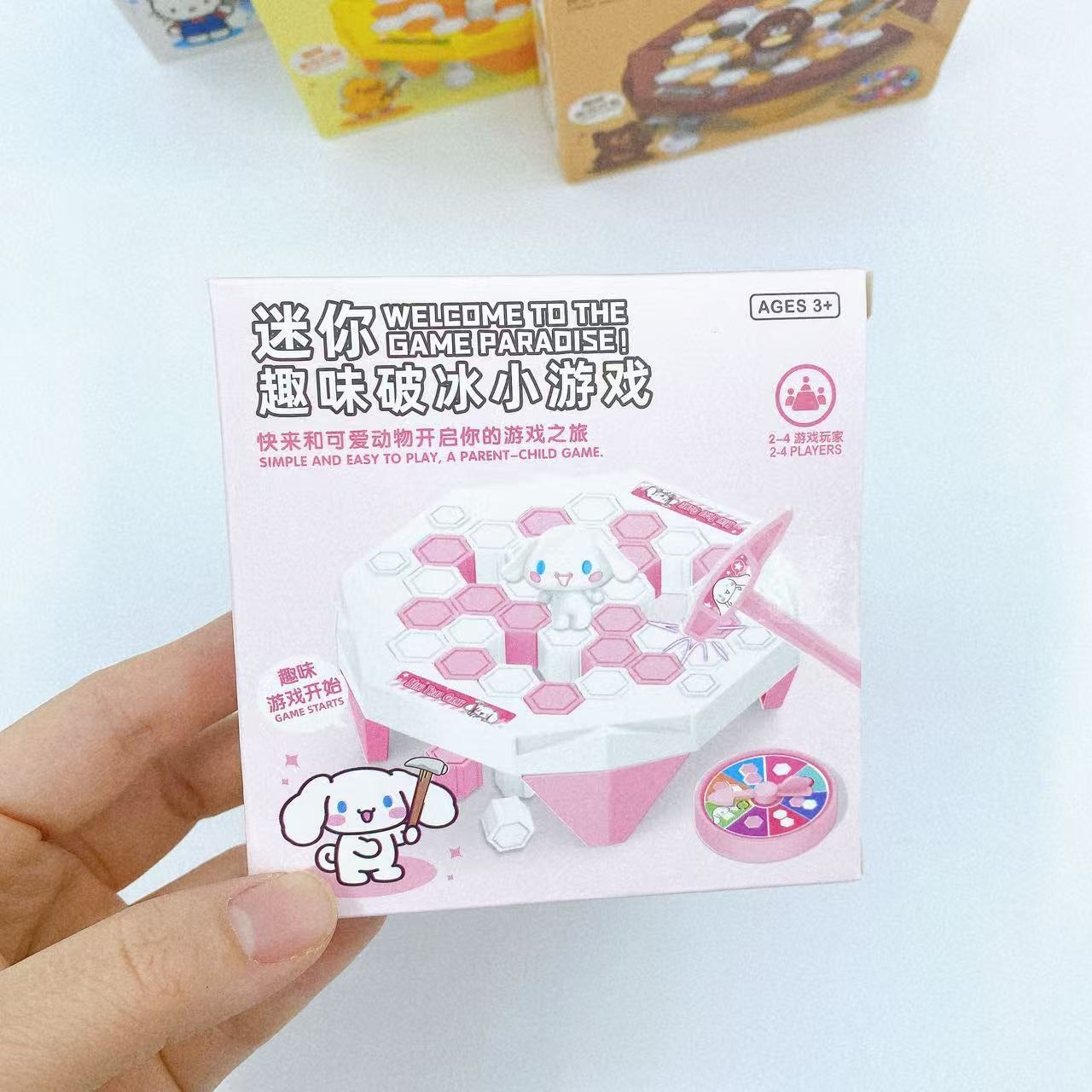 Juegos de mesa interactivos transfronterizos mini juguetes rompehielo puzzle interactivo padre-hijo golpear hielo juguetes regalos lotes de premios