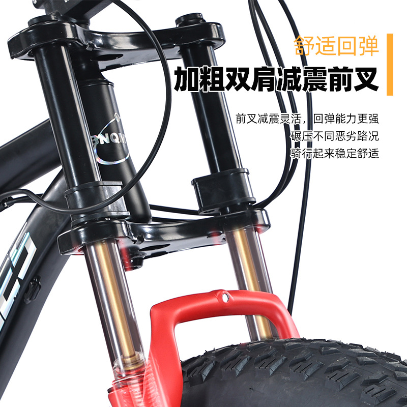 Fabricante de bicicletas de montaña bicicletas de nieve de playa 4.0 neumáticos super anchos neumáticos gordos para estudiantes de bicicletas masculinas y femeninas