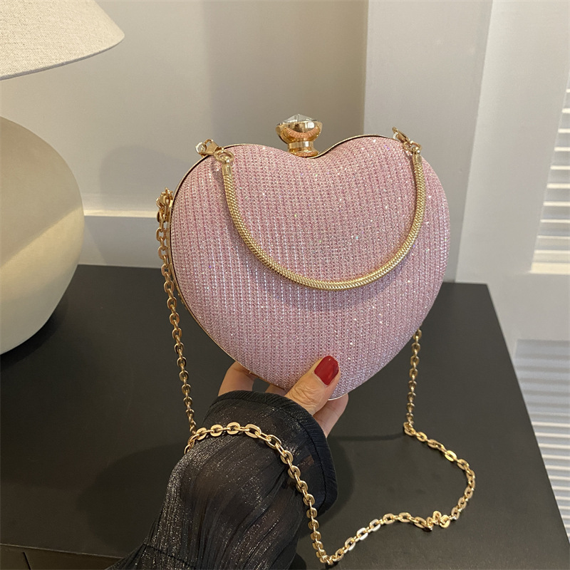 New Evening Banquet Bag High-end Texture Loving Small Bag Women's Bag All-match Chain Handbag Shoulder Crossbody Bag
