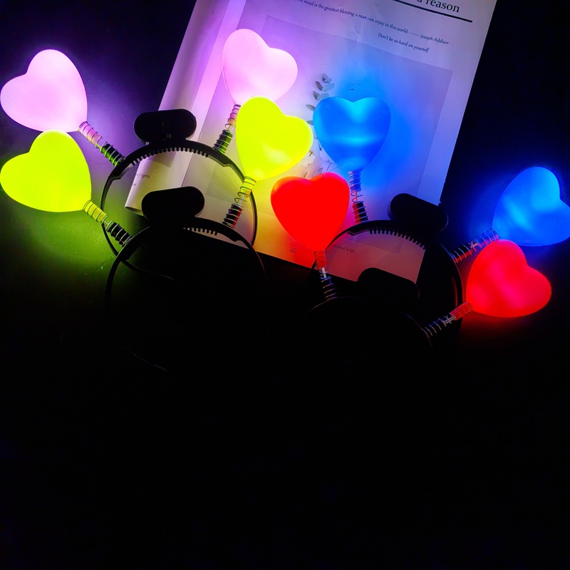 Barra de luz Concierto Estrella de cinco puntas Estrella brillante Diadema luminosa azul Barra de luz intermitente Accesorios de apoyo para la fiesta