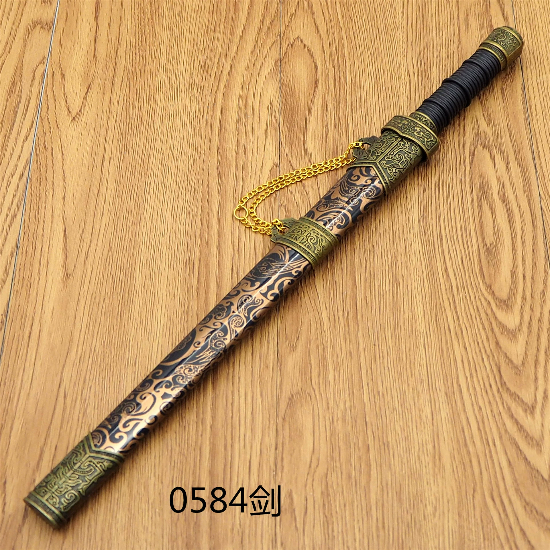 Прямые продажи с фабрики городской дом меч античный металлический короткий меч 0584 меч украшение мебели кулон не открытое лезвие