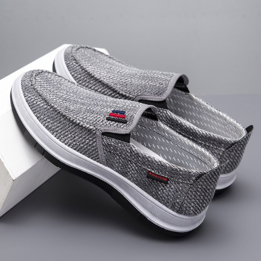 Zapatos de hombre 2025 nuevos zapatos de tela viejos de Beijing tienda insignia zapatos de hombre zapatos de tela de papá de mediana edad al por mayor