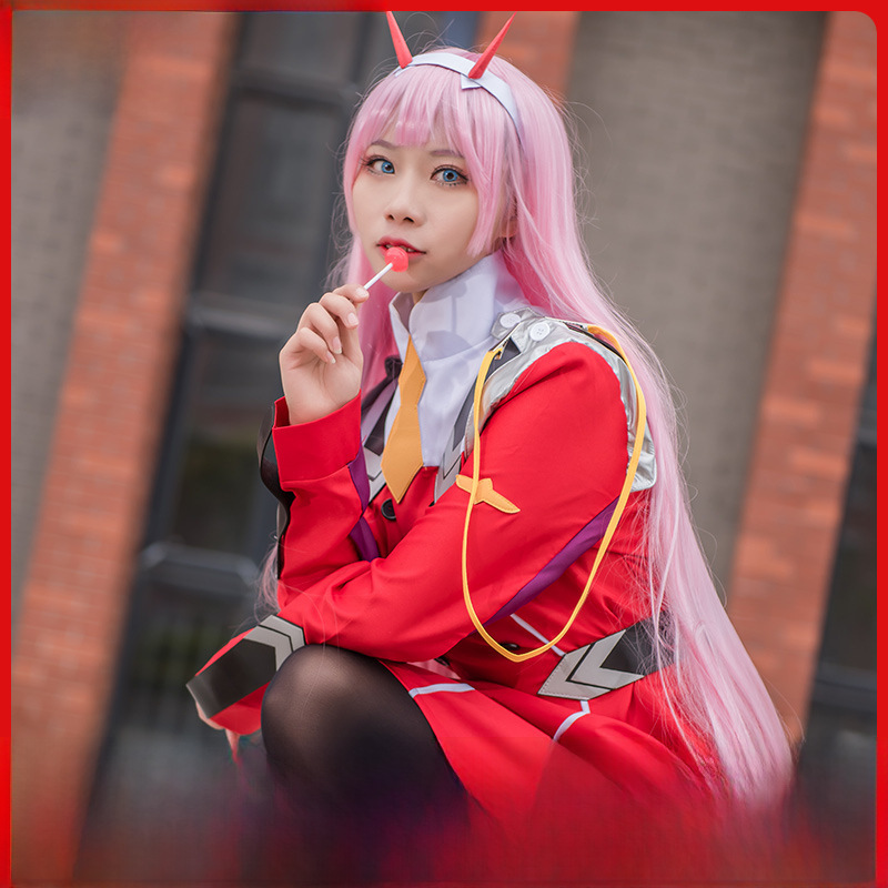 DARLINGin theFRANXX main character 02cos suit team crane orchid cosplay suit wholesale 