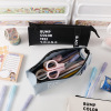 Polyurethane capacious pencil case for elementary school students, stationery, storage bag, Korean style, for secondary school