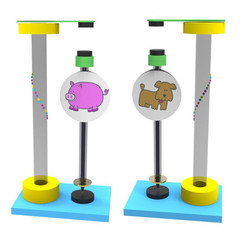 DIY Standing Rotating Magnetic Levitation Pen, Technology Small Making Eco-Invention Handicraft Science Experiment Assembly Kit Materials