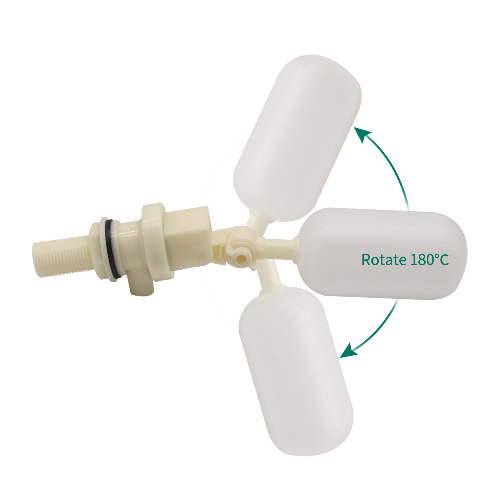 Válvula de control de bola flotante de nivel de agua, cuenco de agua para ganado, válvula de interruptor de bola flotante, válvula de control automático de nivel de agua