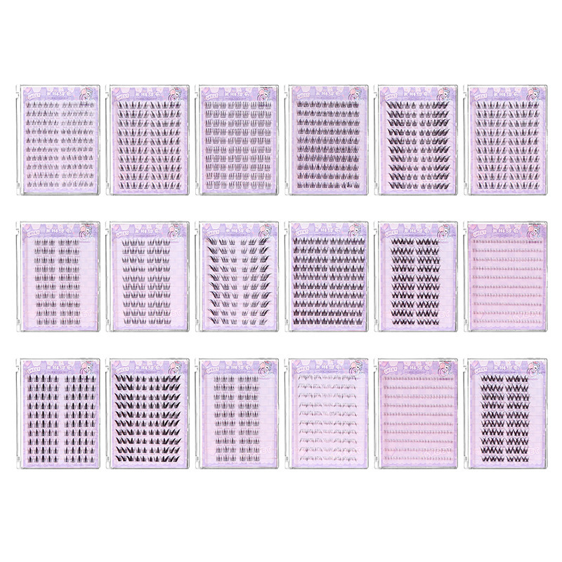 Milin Sweet Cloth 10列接着剤不使用ポラリス下まつげつけまつげ厚い自然なシミュレーションコミックカーリング|undefined