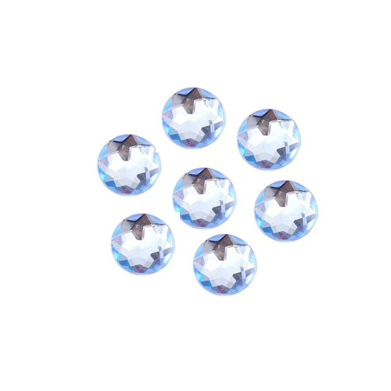 アクリル面取りフラットドリルdiyアクセサリーアクセサリー円形衛星銀メッキダイヤモンドdiy美容ビーズアクセサリー|undefined