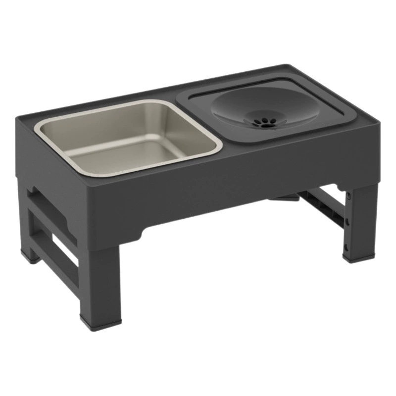 Корзовая миска для домашних животных Корзина из нержавеющей стали миска для собак Кошка миска для воды складная миска Кошка миска питьевая миска миска для собак складной стол