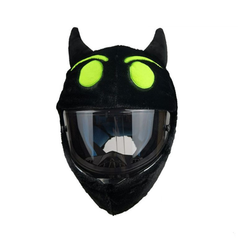Auto Parts and Accessories — Motuoche Cartoon Helmet Cover - little-devil-green-eyes