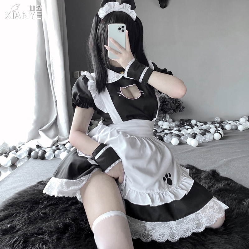 Xian Yi Two-dimensional Cute Cat Girl Maid Japanese Lolita Uniform dress Female cosplay303 Xian Yi Two-dimensional Cute Cat Girl Maid Japanese Lolita Uniform dress Female cosplay303