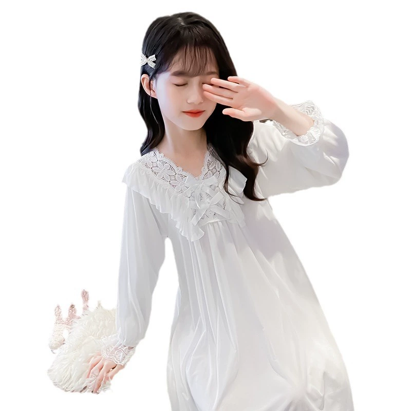 Children's summer thin pijama, silk long-sleeve