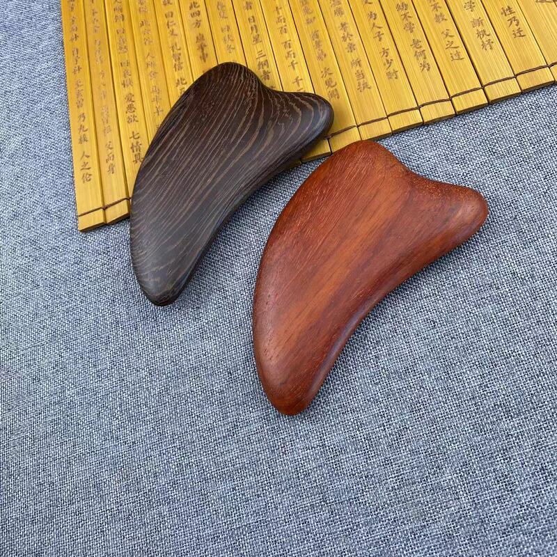 手羽木紅花梨木質スクレーパー波ハート型スクレーパー全身通用背中経絡マッサージスクレーパー|undefined