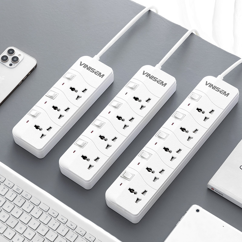 亚马逊速卖通出口外贸 “通用孔” 新款插排国际通用万能孔插座